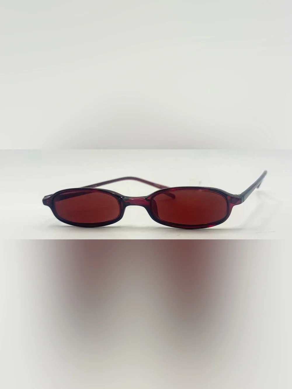 39 Dollar Glasses Milan Burgundy Oval Sunglasses Frames Only